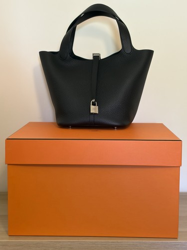 Hermes picotin lock leather - picotin,