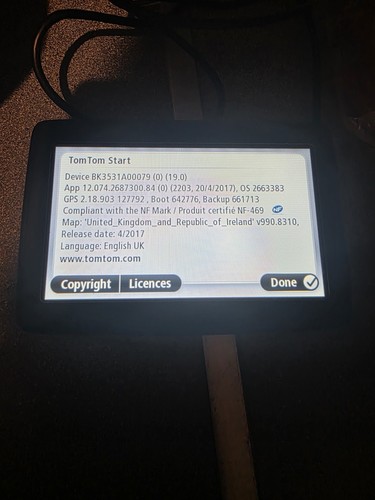 Tomtom start sat - nav, uk