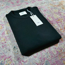 Folk Ray Long Sleeve Size 4 Black L RRP £75 APC CP Toast Norse YMC Terrace Co