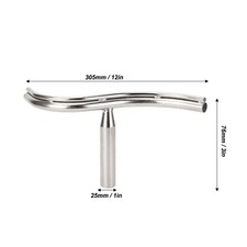 S Curved Lathe Tool Rest 1 In