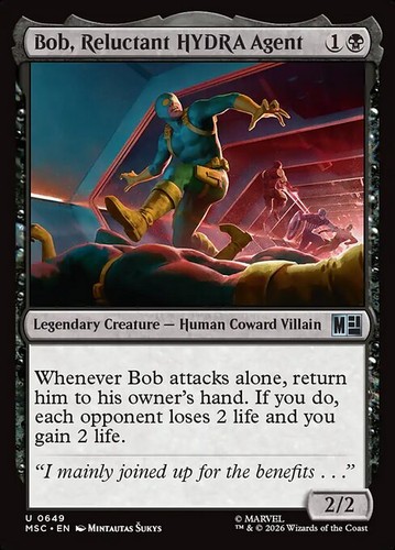 Mtg bob reluctant hydra - reluctant,