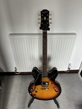 Epiphone Inspired By Gibson ES-335 Left Handed Electric Guitar Vintage Sunburst