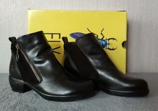 FLY LONDON MELI BLACK LEATHER
