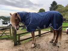 Blue Heavyweight Horse Rug 3'6" 300g Fill 1680D Winter Coat With Neck Cover