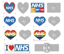 NHS STAFF ENAMEL PIN BADGE -