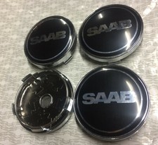 4x Saab Alloy Wheel Hub Centre
