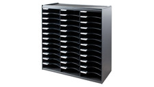 Paperflow 803.01 A4 Black 36 Pigeon Hole Mail Sorter Storage Unit OPEN BOX