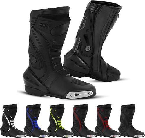 Men motorcycle racing boots - motorcycle,
