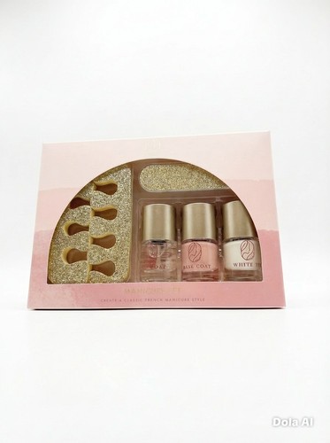 French manicure nail kit set - manicure,
