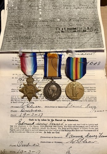Ww1 south african 1915 trio - ww1,