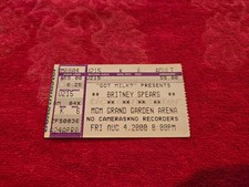 Original concert ticket - concert, stub