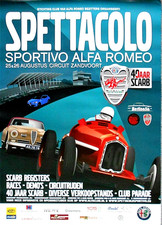 Alfa Romeo P3 6c 2500 Zandvoort Circuit Original Event Poster 50cm x 70cm