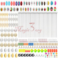 1410pcs Spinner Lure Making Part Complete Set Inline Body Copper Clevis Blades