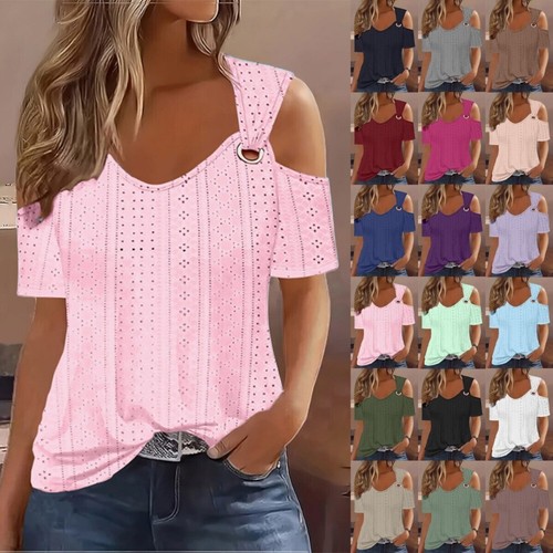 Summer ladies cold shoulder - ladies,