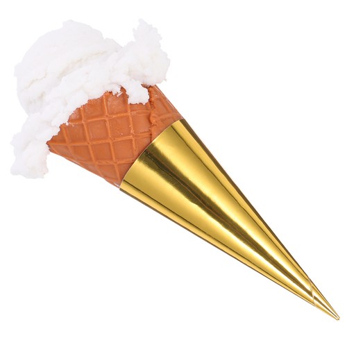 Simulation ice cream - cream, cone