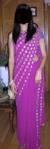 Beautiful purple saree - beautiful,