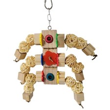 Cute Wooden Parrot Parakeet