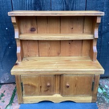 Lovely Antique Pine Salesman’s Sample Miniature Welsh Farmhouse Dresser C Young