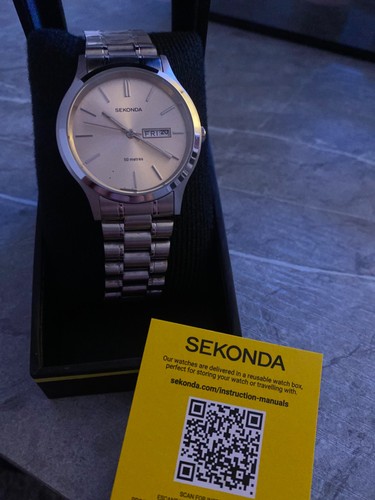 Men sekonda sat silver - men’s,