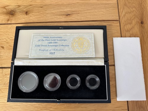 1989 gold proof sovereign - 1989,