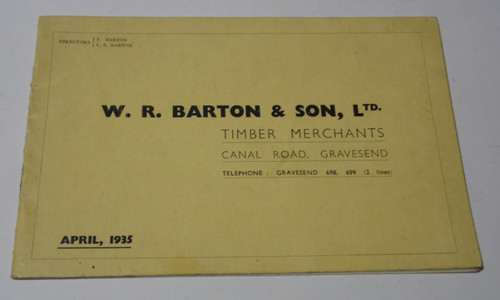 Barton timber merchants - r, barton,timber