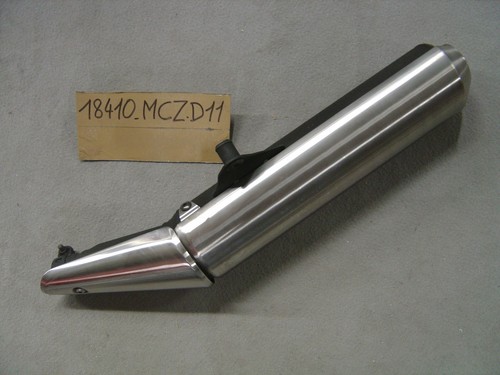 Left exhaust silencer for