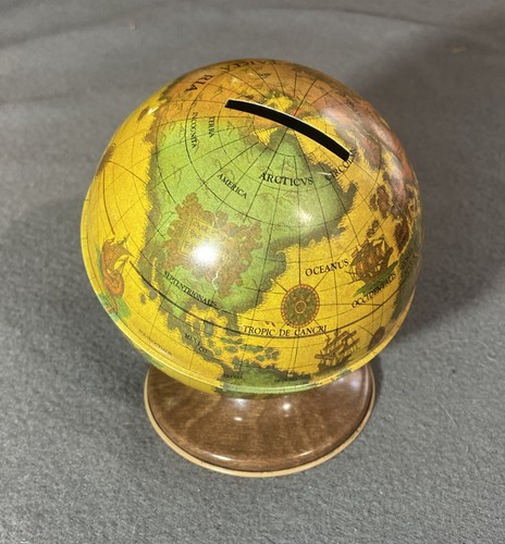 Vintage antique globe - antique, metal