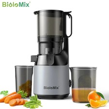 BIOLUMIX COLD PRESS JUICER 130MM LARGE FEED CHUTE TRIPLE FILTER JUICE MACHINE