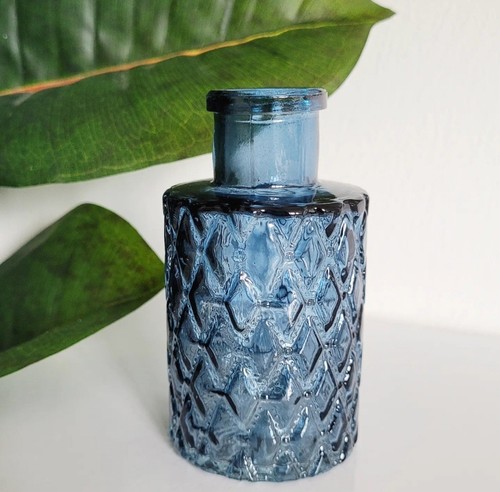 Textured single stem vase - vase,