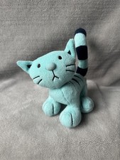 Vintage Born To Play Bob The Builder Pilchard The Blue Cat Soft Plush Toy 2000