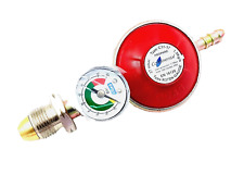 LPG Low Pressure 37 mbar Propane Gas Regulator With Gauge Boiling Ring Camping