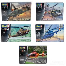 Revell Helicopter Model Kits 1/72 1/100 Scale Eurocopter Bell Apache