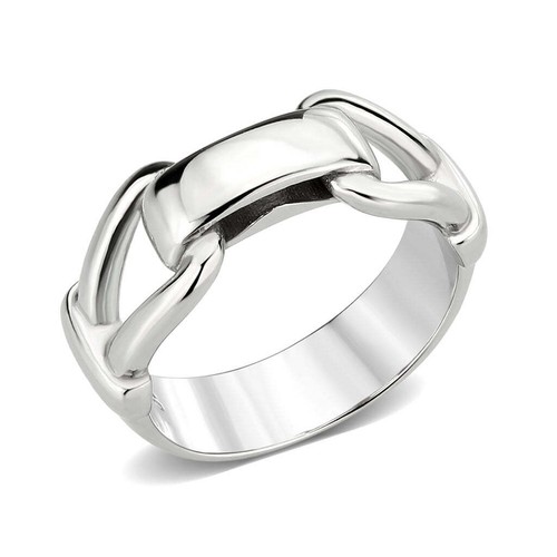 Silver band ring - mm,