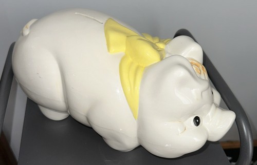 Huge vintage piggy bank pig - vintage,