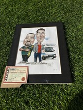 Chris Margett Signed Famous Faces Print Limited Edition 53/1000 Peter Kay