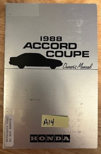 Oem honda 1988 accord - oem, coupe