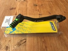 KAWASAKI  KXF 250   2009-2024  APICO ELITE FORGED GEAR PEDAL LEVER GREEN TIP