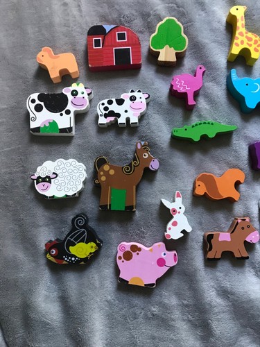 Wooden big set farm - set,