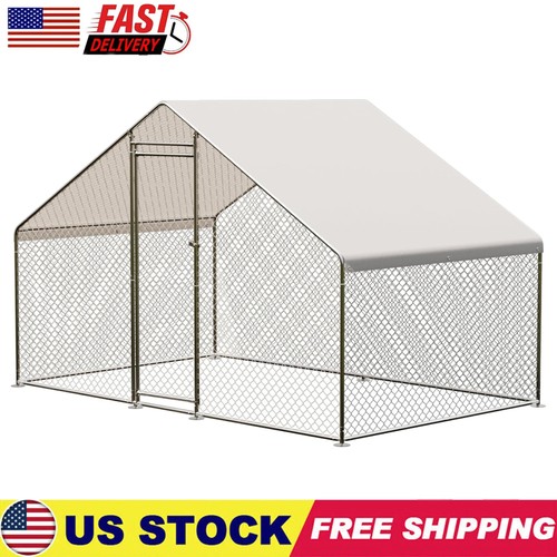 Metal chicken coop 8x6 - metal,