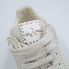 Valentino white leather - white,