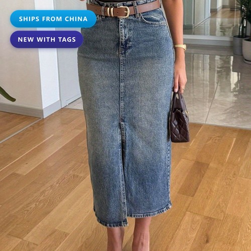 Women slit front - slit, skirt