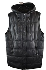 ZARA Black Faux Leather Padded