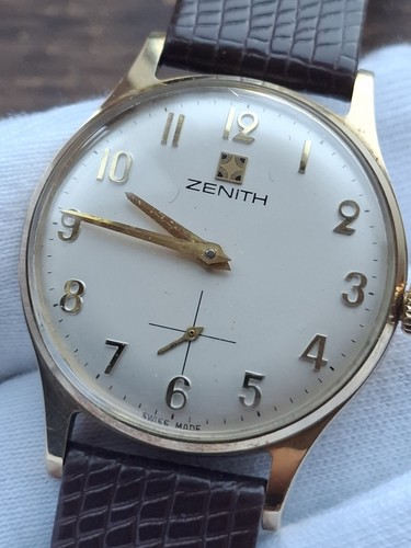 Vintage zenith 9ct - gold, manual