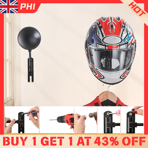 Motorcycle bicycle helmet rack - motorcycle,