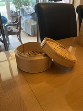 6 Inches Diameter Bamboo Steamer For Dim Sum