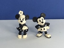 Vintage Bullyland Disney Germany Steamboat Willy Mickey Mouse Minnie PVC Figure