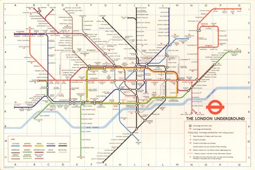 London underground tube - underground, map