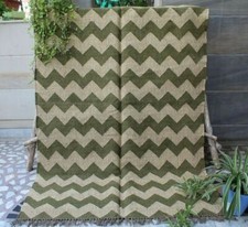 Kilim Rug Diamond Wool Jute