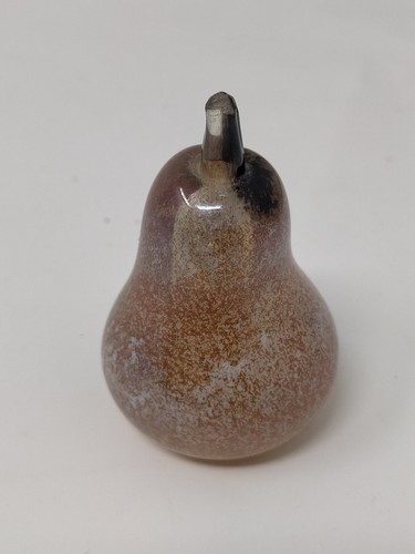 Glass iridescent pear - glass,