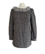 Betti Design Womens Grey Tweed